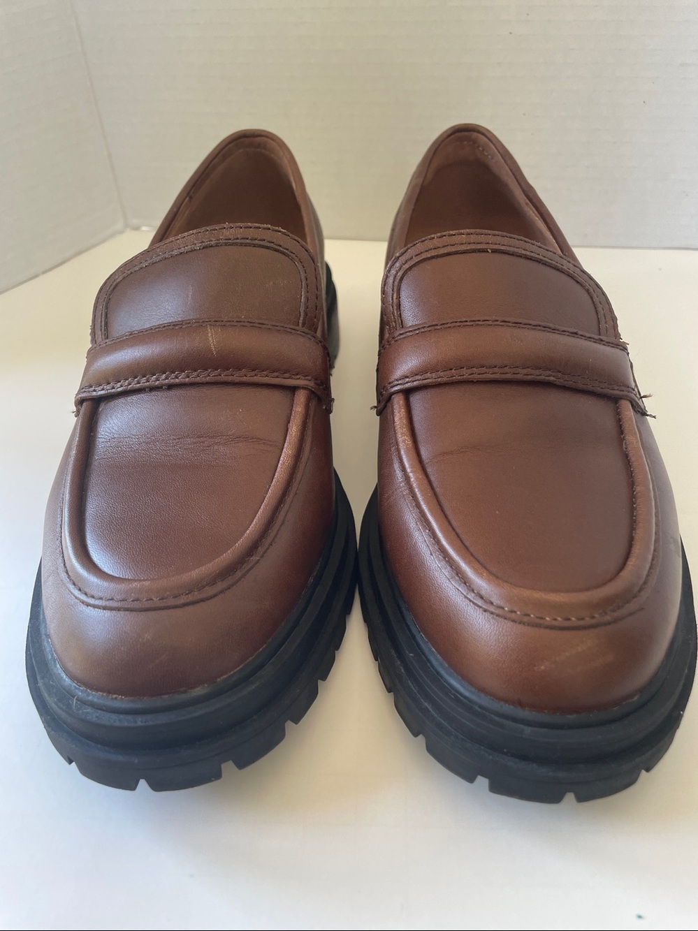 Madewell The Bradley Lugsole shoes 8 Loafer in Leather - Picture 2 of 10